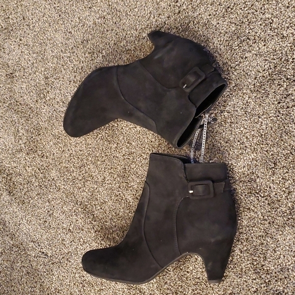 NEW Sam Edelman Margaret Suede Anthropologie Ankle shoes boots sz 7.5 - Picture 8 of 12